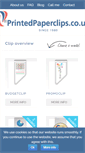 Mobile Screenshot of printedpaperclips.co.uk